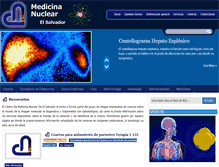Tablet Screenshot of medicinanuclearelsalvador.com